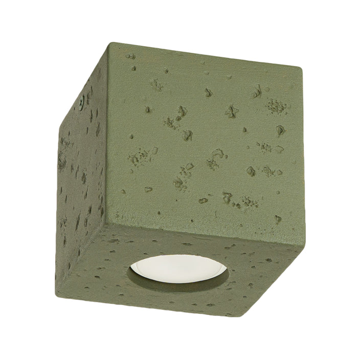 SOLLUX SL.1845 Lámpara de techo QUAD hormigón verde oliva verde oliva
