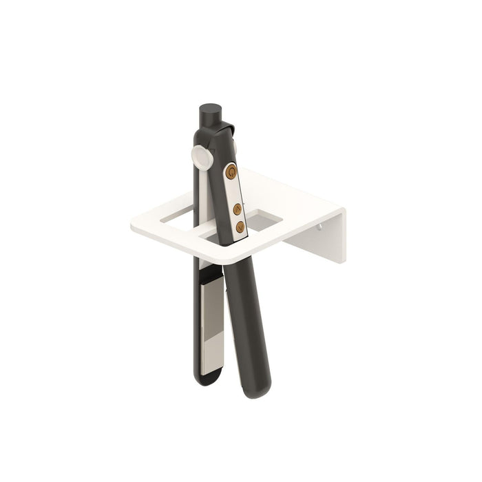 BELTRAN 10452 ETNA Porta Planchas De Pelo De Pared Blanco