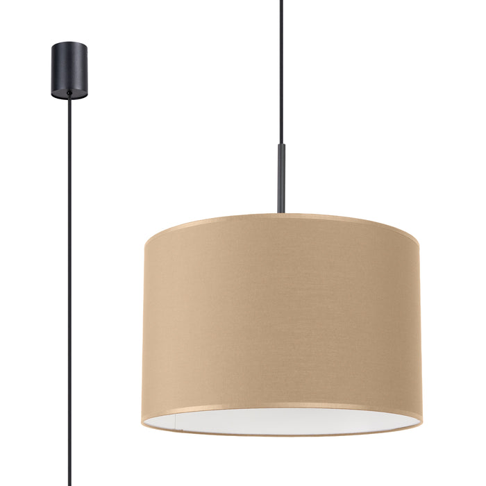 SOLLUX SL.1849 Lámpara colgante NEVIA beige color topo/negro