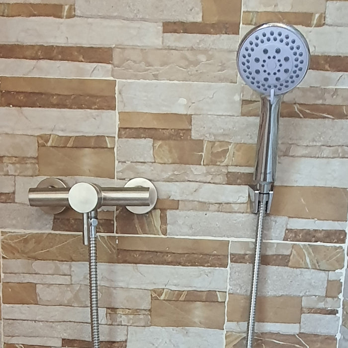 ARCOBAÑ LOPAIRA  Lote Ducha Acero  + Set Pisuerga