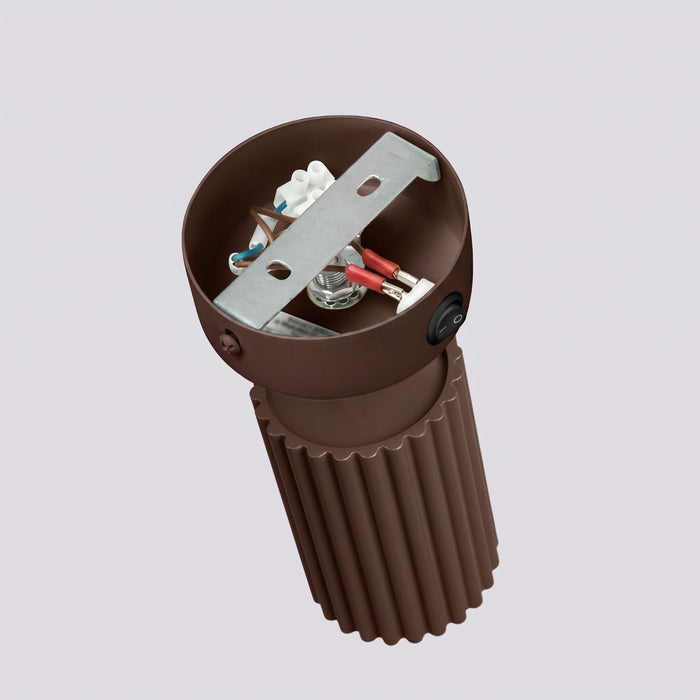 SOLLUX SL.2370 Aplique de pared KARBON marrón con interruptor