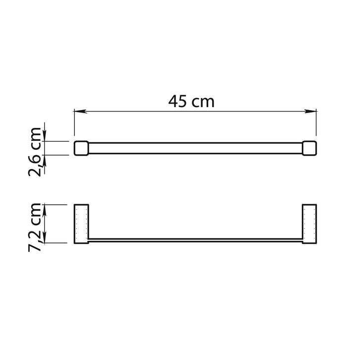 GEDY SG214513000 SPLUGA Toallero Cromo