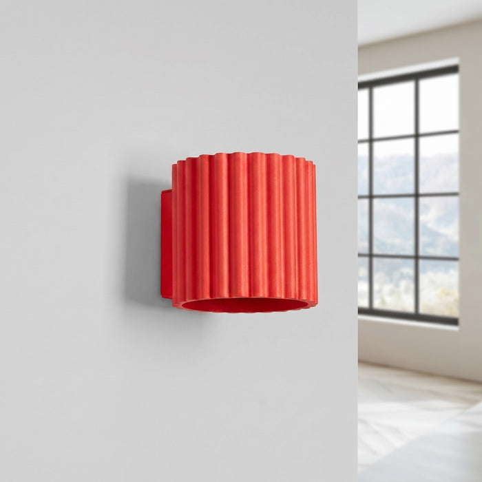 SOLLUX SL.2420 Aplique de pared AURA rojo G9