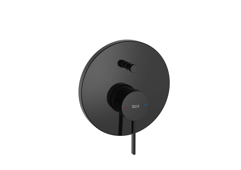 ROCA A5A0B9ECN0 ONA Grifo Monomando Empotrable para Baño-Ducha Negro Titanio