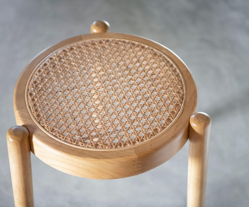 ANDREA HOUSE MU23111 Taburete de cocina vintage de madera