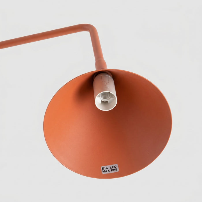 SOLLUX SL.2571 Lámpara de mesa NOX ocre rojo