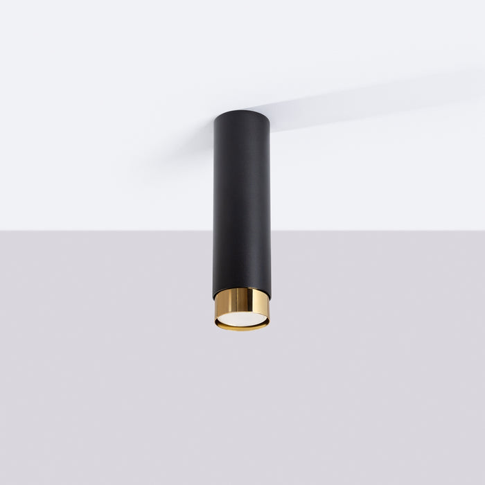 SOLLUX SL.1411 Lámpara de techo NERO 22,5 negro/oro negro/oro