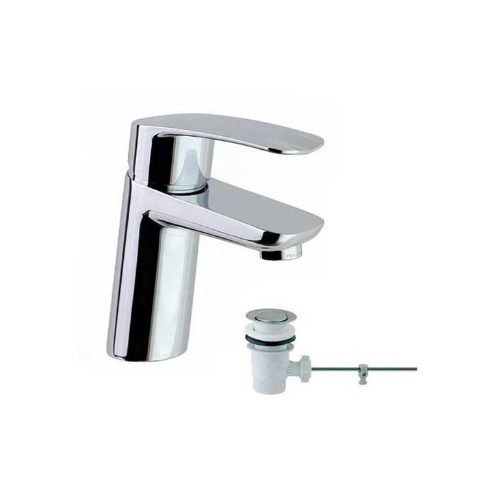 RAMONSOLER 570123VA9065 NEW FLY Grifo Monomando Lavabo Apertura en Frío con Válvula Automática Cromo