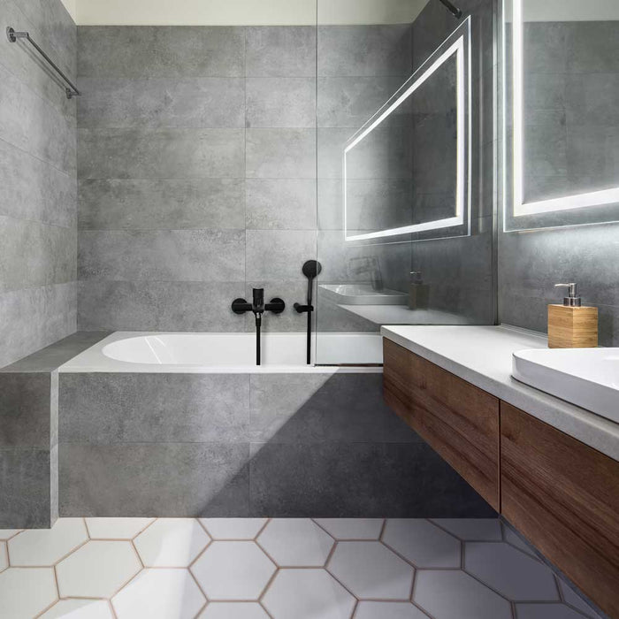 RAMONSOLER 570502BTNM NEW FLY Grifo Monomando Bañera con Equipo Negro Mate