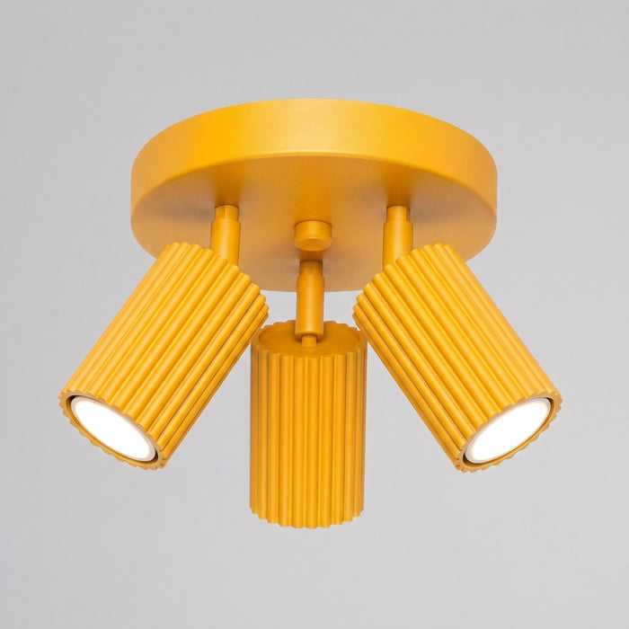 SOLLUX SL.2360 Plafón KARBON 3P amarillo
