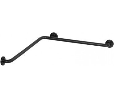 MEDICLINICS BD2700B MEDINOX Angle Bar 2 Walls Black