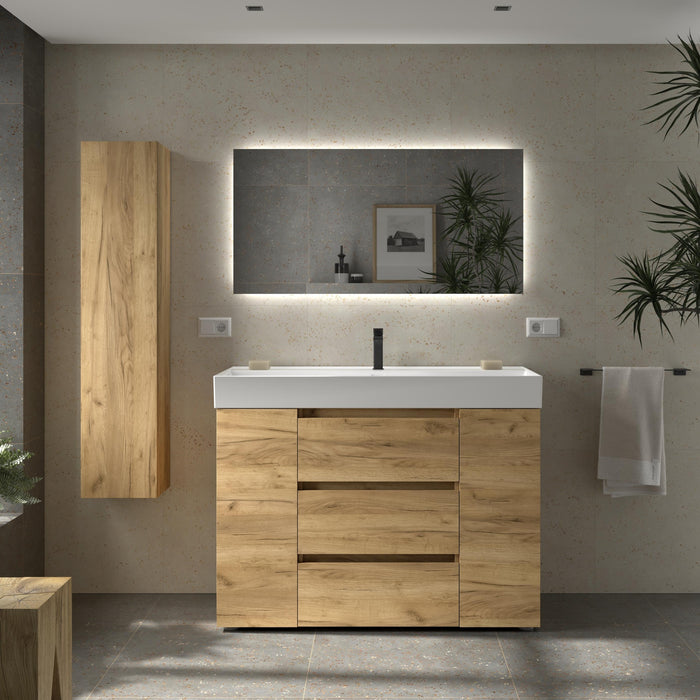 SALGAR BEQUIA PLUS Furniture 3C Sink Veneto 120 cm Oak