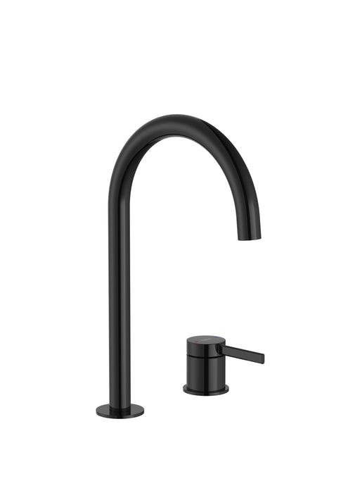 ROCA A5A389ECN0 ONA Sink Mixer with Shelf Handle Black Titanium
