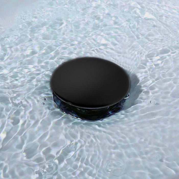 LLAVISAN L173914 Válvula Clic Clac De Lavabo Negro Mate