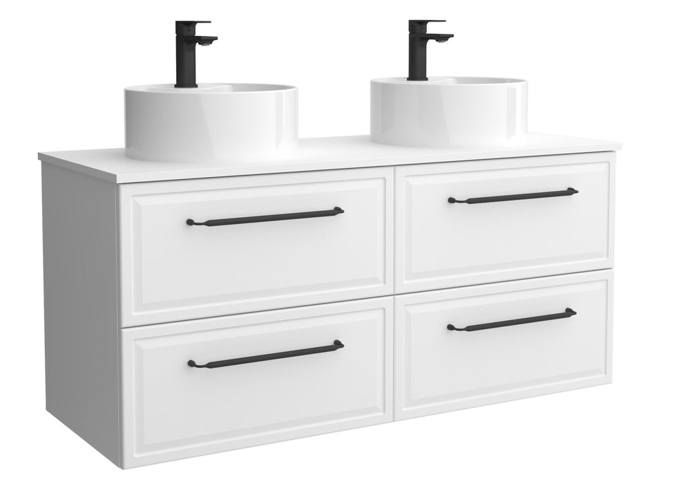 SALGAR 121840 RUNA Mueble+Lavabo LISBOA 140cm Blanco Mate