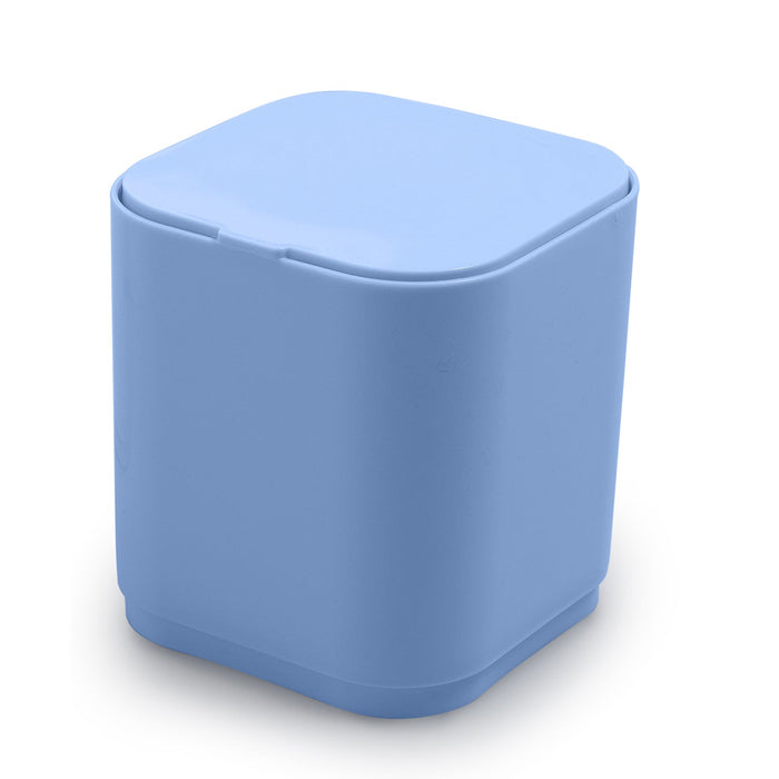 GEDY 63088600300 SEVENTY Desk Wastebasket with Lid Light Blue