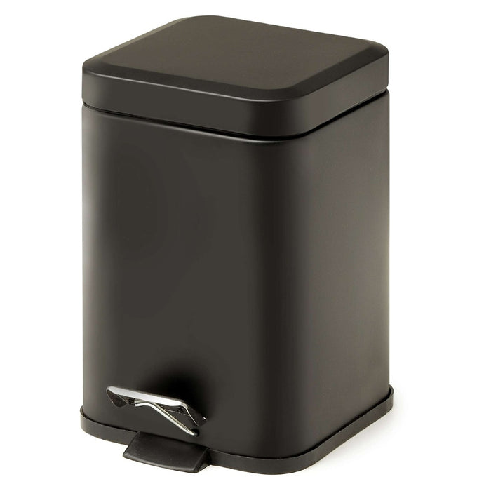 GEDY 22091400000 3 Liter Matte Black Trash Can