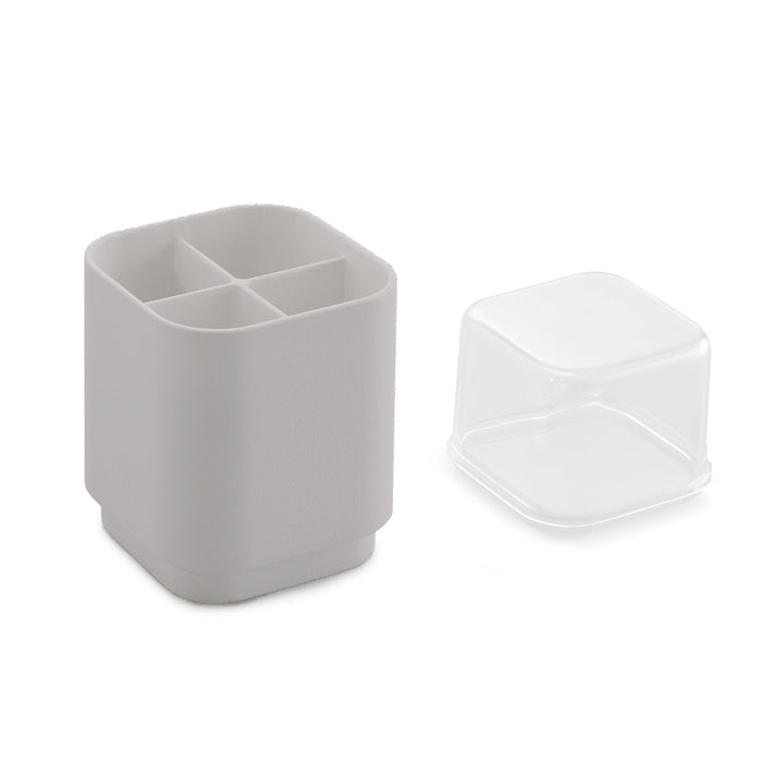 GEDY 63056600300 SEVENTY Porta Cabezales Cepillo de Dientes Beige