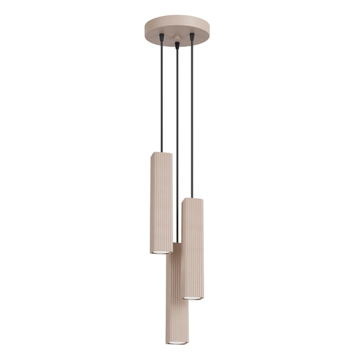SOLLUX SL.3157 Lámpara Colgante Rayo 3P Taupe