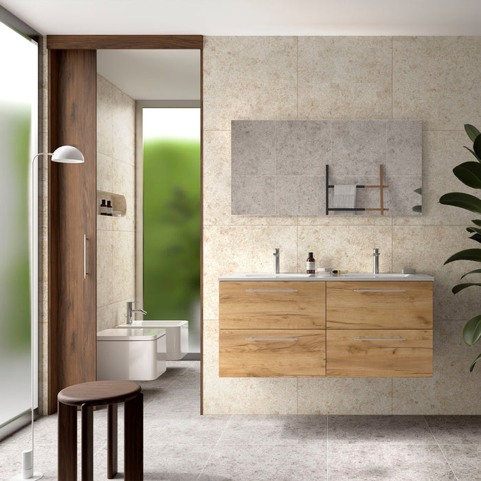 SALGAR 118040 SILANE Conjunto Mueble 120 Roble África Tirador Anodizado