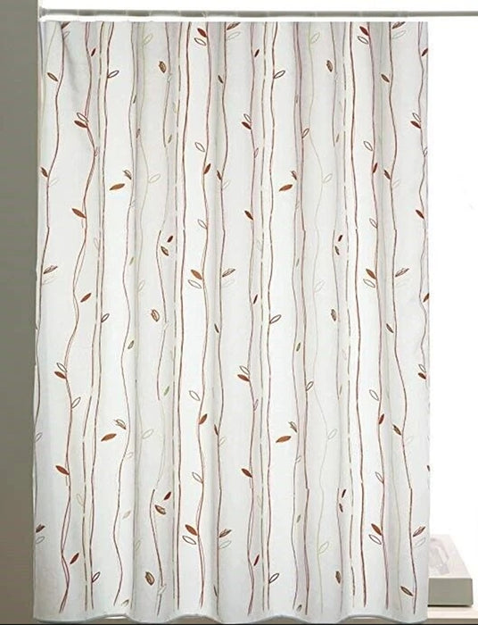 GEDY CO11210430 PES Cortina Ducha LEAF Beig 120x200