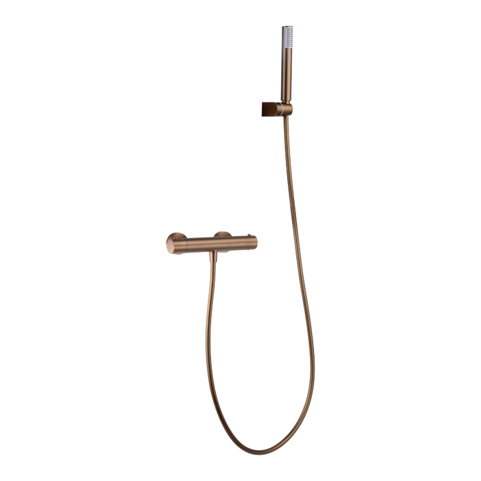 IMEX BTM039-5ORC MONZA Grifo Termostático Ducha Oro Rosa Cepillado