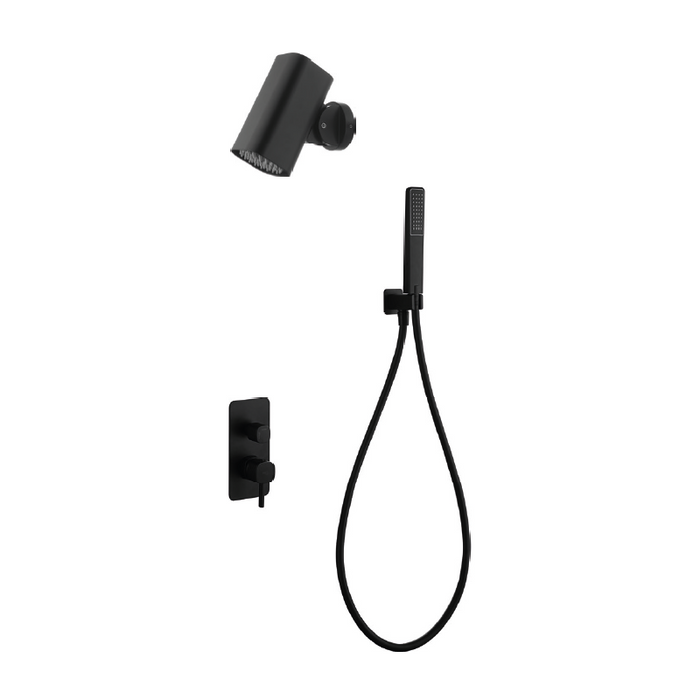 IMEX GPT064-T/NG TOSCANA-AREZZO Monomando Conjunto Empotrado Negro