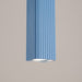 SOLLUX SL.3295 Lámpara Colgante Rayo 1 Azul Celeste