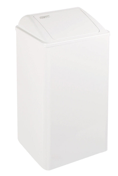MEDICLINICS PP0065 Waste bin with self-closing lid White