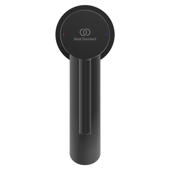 IDEAL STANDARD BC822XG CERALINE Grifo Monomando Lavabo con Válvula Clic Clac Negro Seda