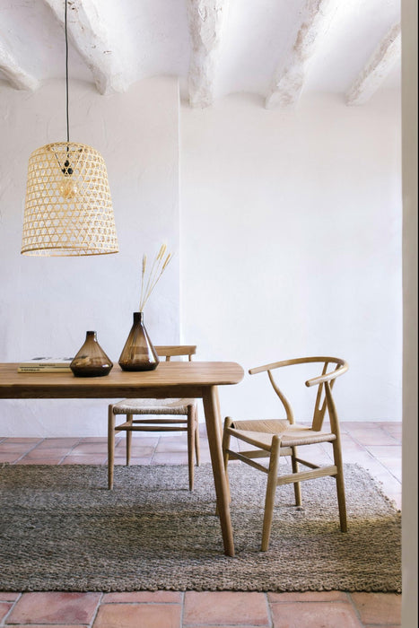 ANDREA HOUSE MU70002 SALMA Elm Wood and Paper Cord Chair