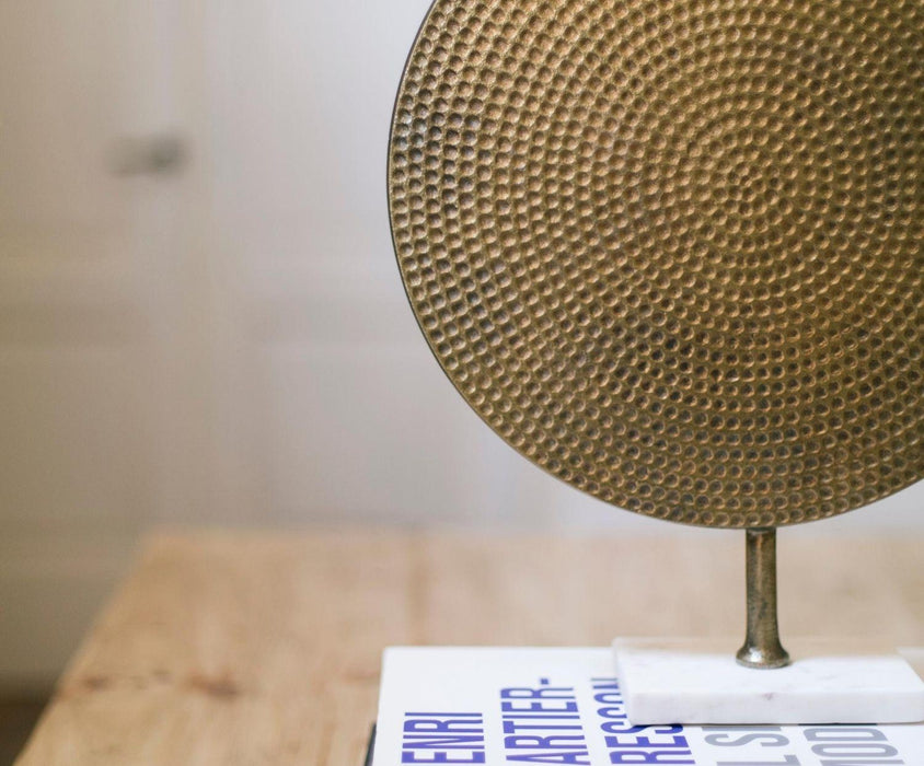 ANDREA HOUSE AX70223 Estatua Aluminio Calypso 28x10x38 CM