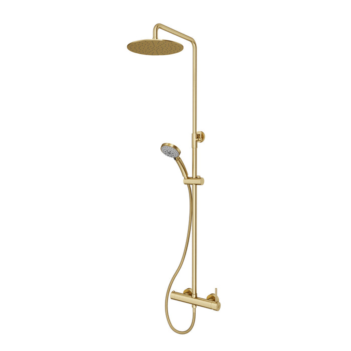 PRESTO 86350329 Theo columna ducha mezcladora Oro cepillado