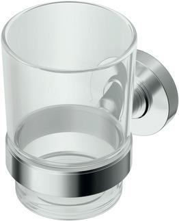 IDEAL STANDARD A9121AA IOM Transparent Glass Cup Holder-Chrome