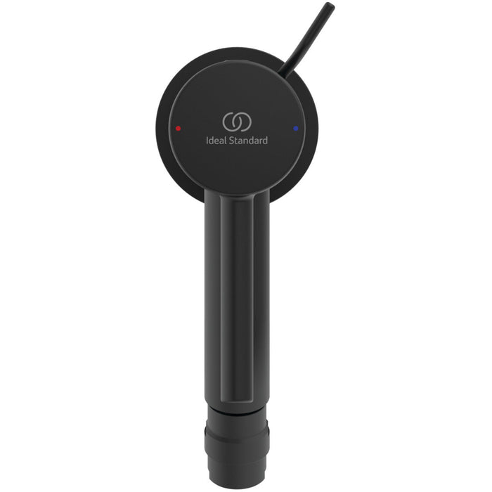 IDEAL STANDARD BC197XG CERALINE Grifo Monomando Bidé con Válvula Clic Clac Negro Seda