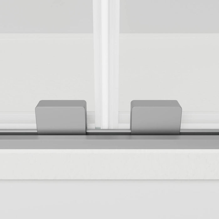 GME TWENTY Mampara Frontal Ducha 2F+2C Cromo Transparente