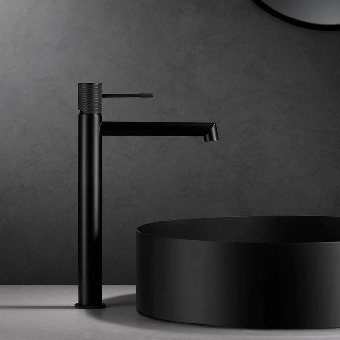 IMEX BDD038-3NG LINE Tall Matte Black Sink Faucet
