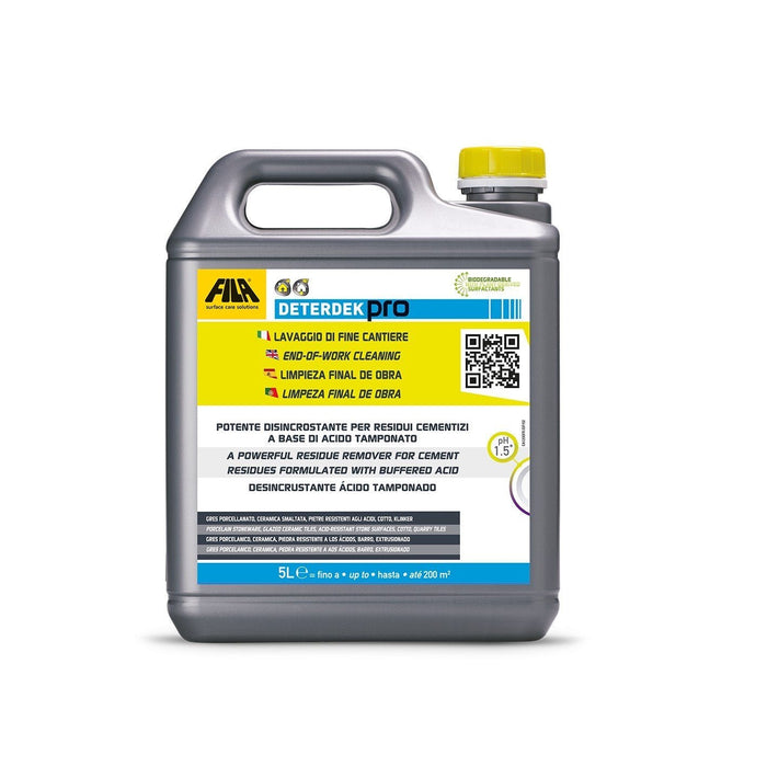 FILA 60400005ISP DETERDEK PRO Desincrustante Ácido 5 litros