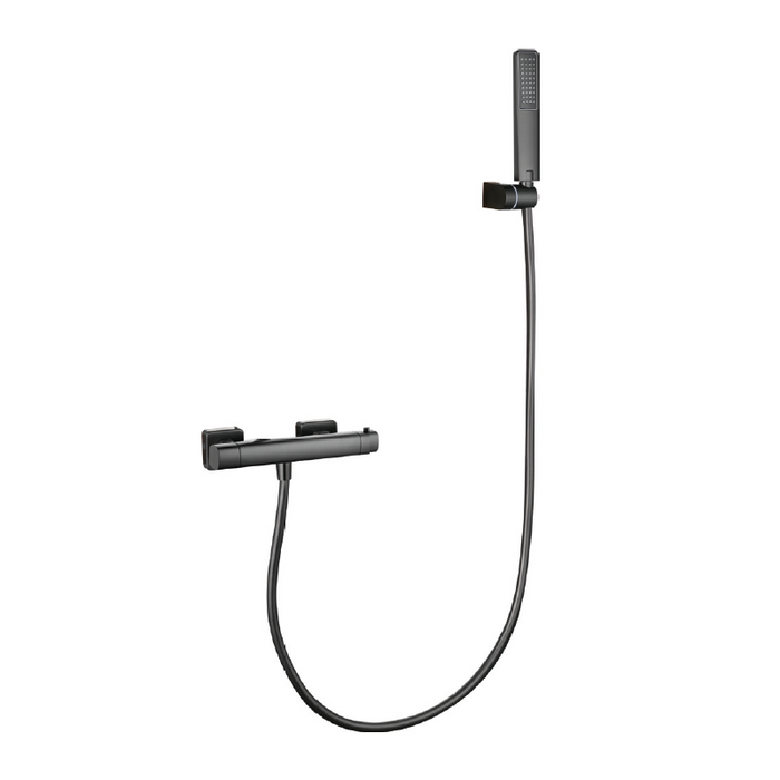 IMEX BTT064-5BGM TOSCANA-AREZZO Termostatico Kit Ducha Black Gun Metal