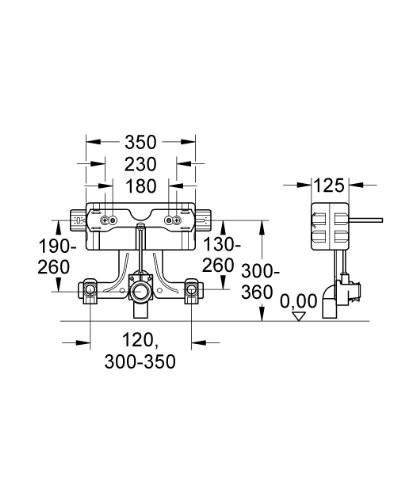 GROHE 37 578 001 UNISET Bide New
