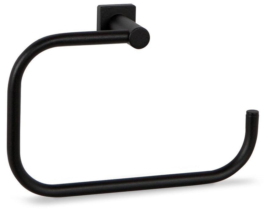 BELTRAN 10858 PRAGA Towel Ring Black