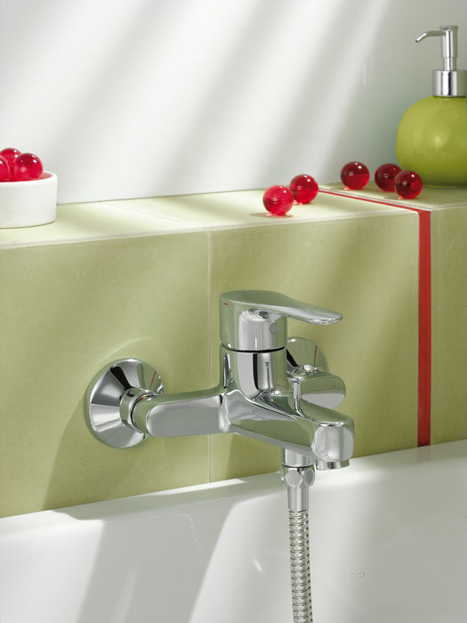 Jacob Delafon E16033-4-CP JULY Wall-mounted bath-shower single lever mixer