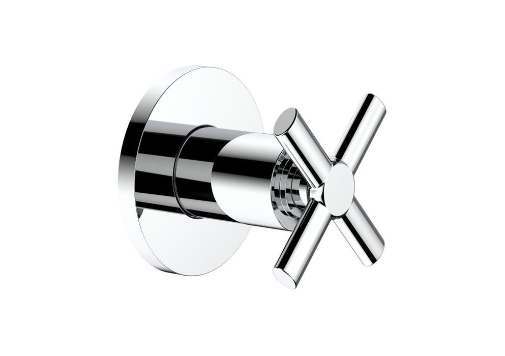 ROCA A525168400 AQUA Cross Válvula Empotrable 1/2”-1/2” Válvula Cerámica Cromo