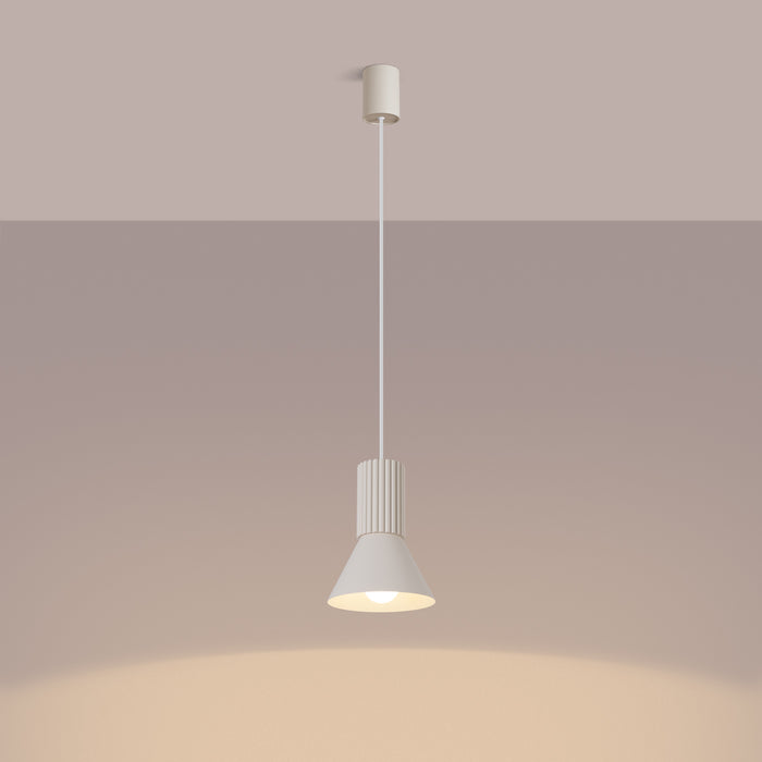 SOLLUX SL.1870 Lámpara colgante ESTRIA 1 beige beige