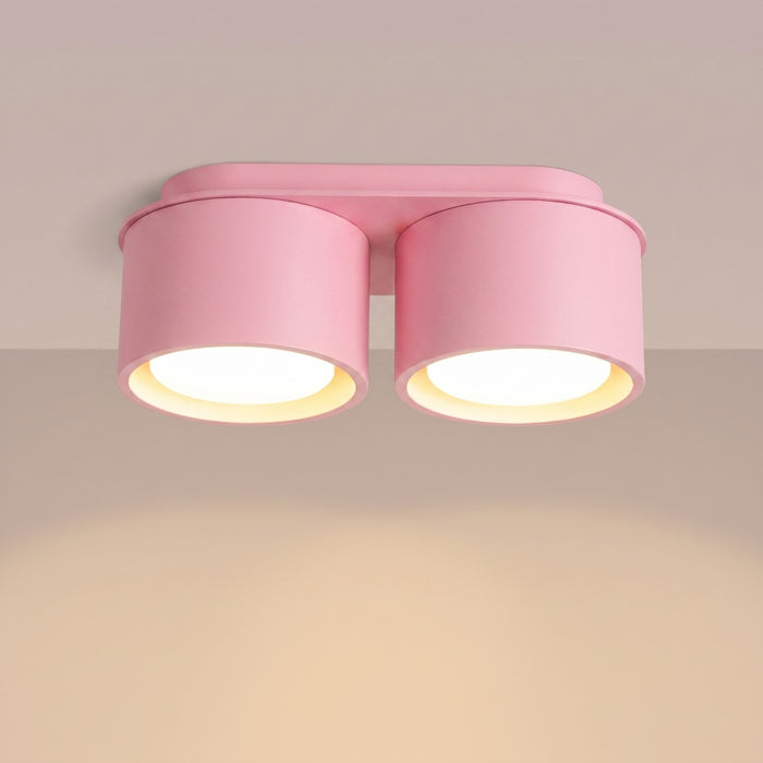 SOLLUX SL.2467 Plafón MODO 2 rosa Gx53