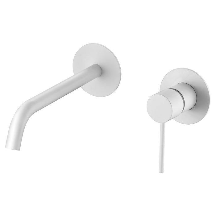 IMEX GLIS045/BL MILOS STICK Grifo de Lavabo Empotrado Blanco Mate