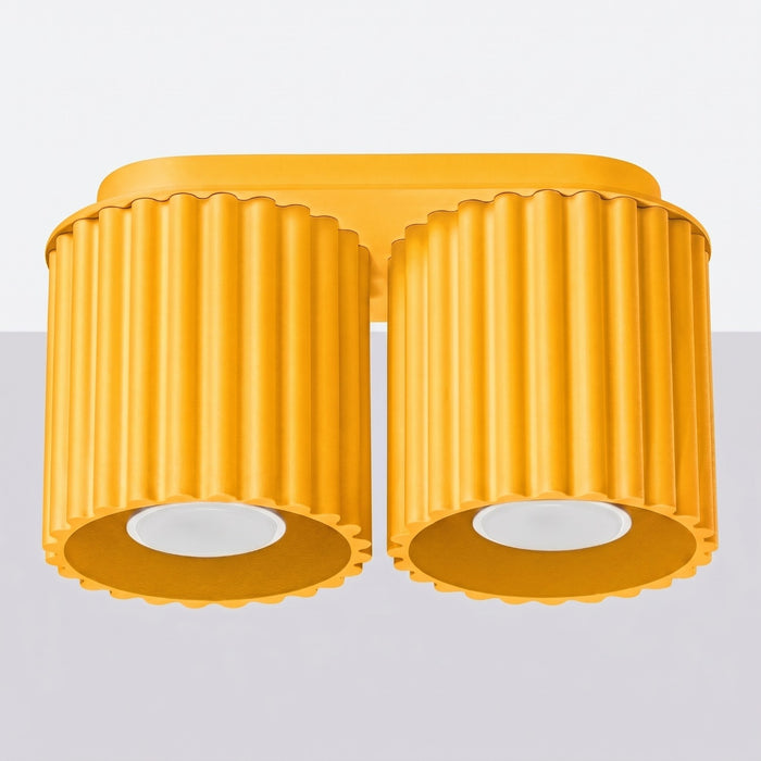 SOLLUX SL.2414 Plafón AURA 2 amarillo GU10