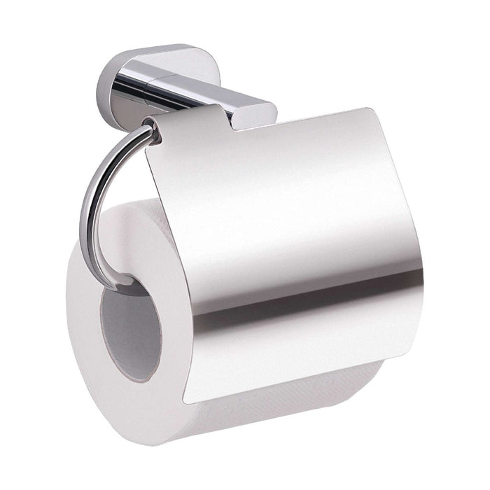 GEDY BE251300100 Portarrollo con Tapa Cromo
