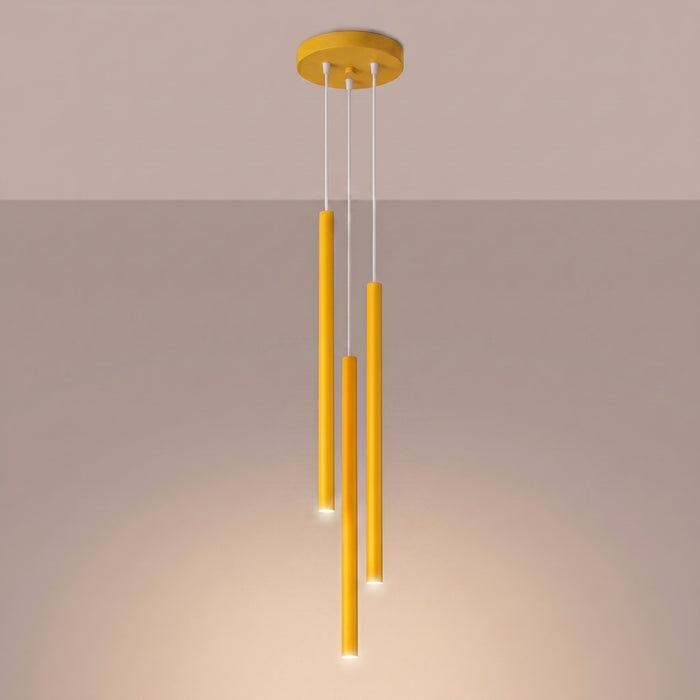 SOLLUX SL.2139 Lámpara colgante PASTELO 3P amarillo