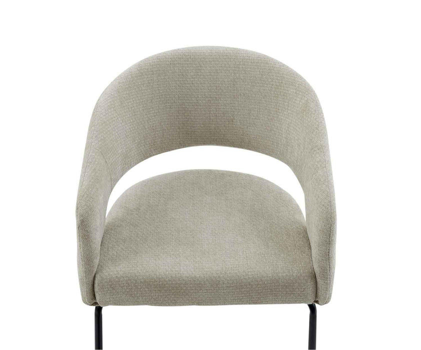 ANDREA HOUSE MU74107 Silla Tapizada Mila 56x56x82 CM